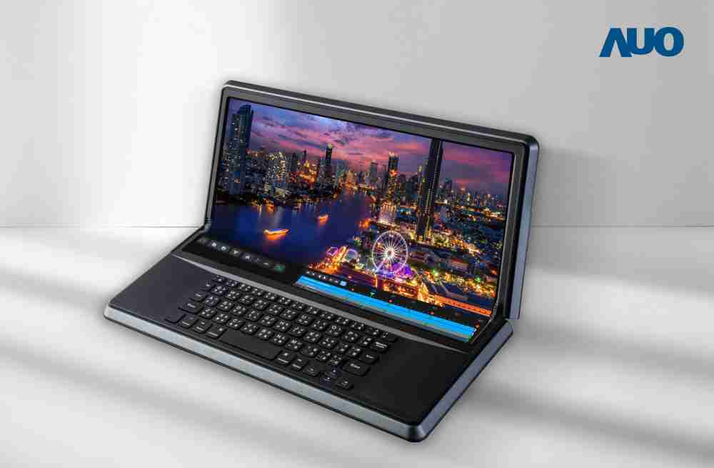 壹号平台14.6吋Micro LED折迭显示屏幕，，，搭配半径4mm的弯折绞炼，，，以及高画素、、、高亮度、、高对比度的显示技术特点，，，即便在大视角下仍保有绝佳色相与亮度